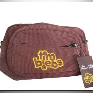NEW “Timbiebs”Collection 2021 Justin Bieber & Tim Horton Brown Corduroy Beltbag